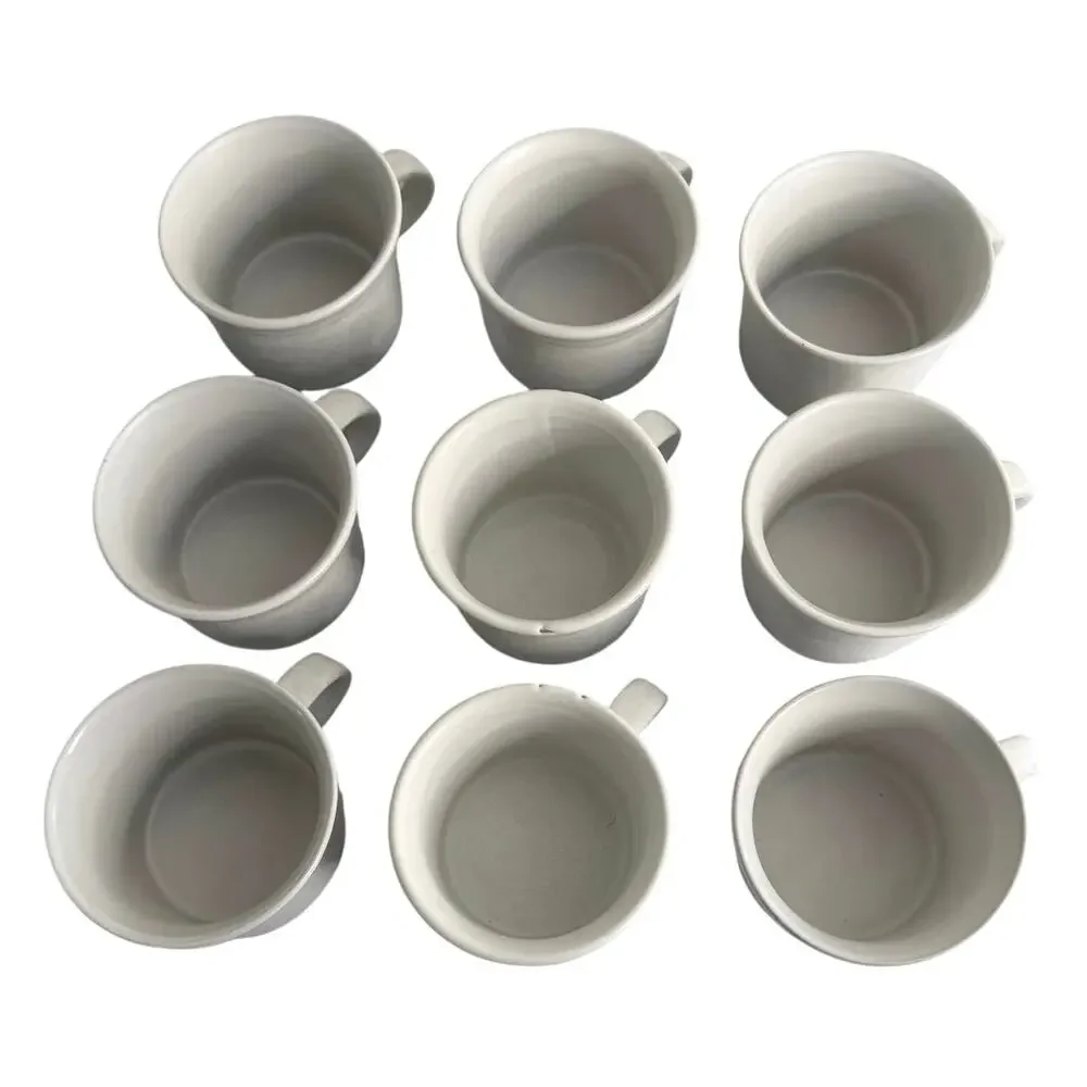 Bennington Potters Vermont set of 9 mugs (1026 d)